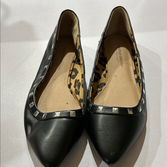 Christian Soriano for Payless Black silver Studded Flats.Size 11. - Picture 1 of 3